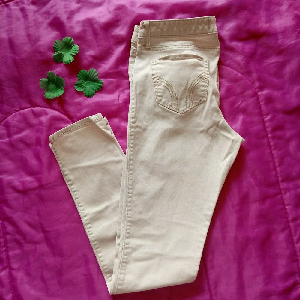 Hollister Beige Skinny Jeans  Size 9R  W29 L31 - Picture 7 of 9